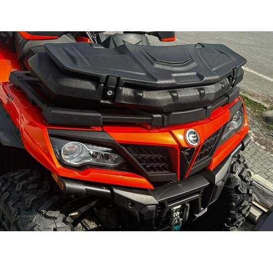 Atv Ön Çanta 80 lt, Mat Siyah, Kilitli, PE