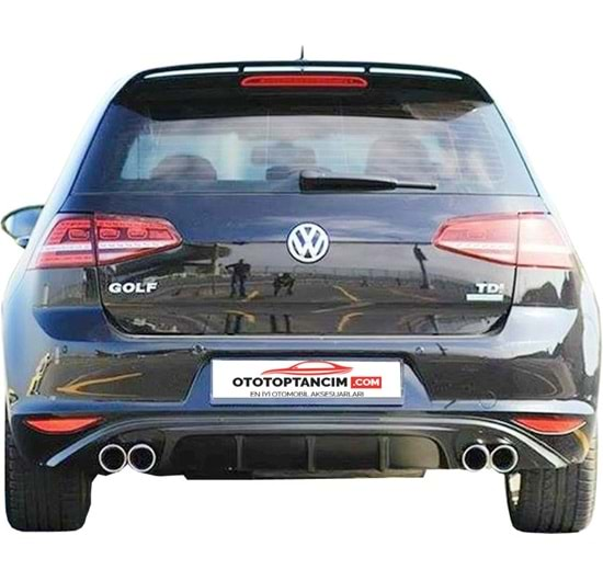 VW Golf Mk7 2012 2017 Difüzör Sport Çıkışsız P Black