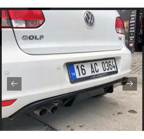 Vw Golf MK6 2009-2012 Gti Difüzör