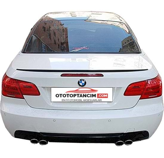 BMW E92 2007 2013 Difüzör M Technic St Sağ+Sol/Tekli Çıkış P Black