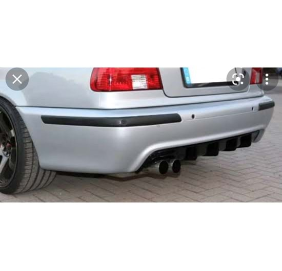 BMW E39 1995 - Difüzör M5 Sol Çiftli Çıkış , Piano Black