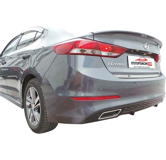 Hyundai Elantra 2015 Difüzör Oem St +Egzos Ucu (Krom) Set