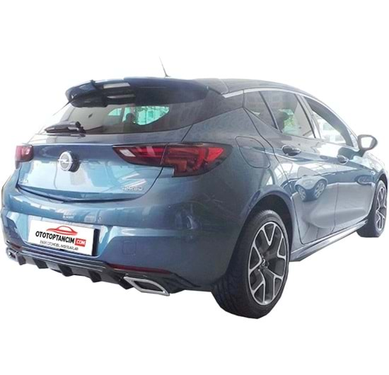 Opel Astra K 2015 Difüzör Sport+Egzos Ucu(Krom) P Black Set