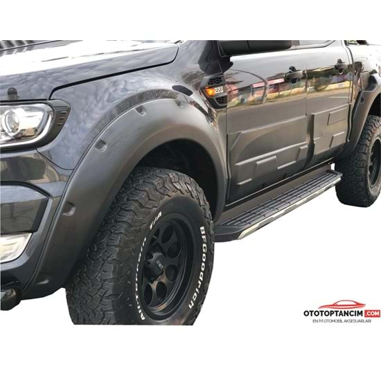 Ford Ranger 2015-2019 T7 Çamurluk Dodik Seti Mat Siyah-4 parça