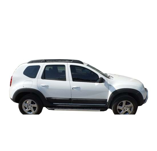 Dacia Duster 1 (DÜZ) 2009 2017 Kapı Kaplaması Seti Mat Siyah 4 Parça