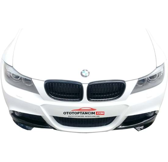 BMW E90 2008 2011 Makyajlı Tampon Ön Flap Seti M Technic St P Black