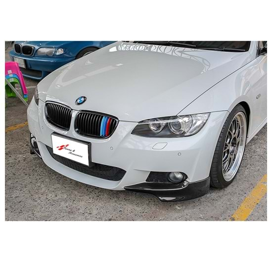 BMW E92 2007 2009 Tampon Ön Flap Seti M Performance St P Black