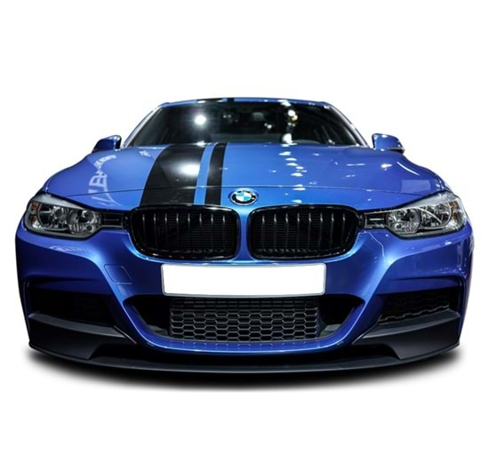 BMW F30 2012 Tampon Ön Ek Flaplı M Performance St P Black