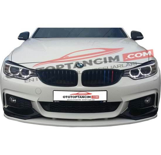 BMW F32-F36 2014 Tampon Ön Ek Flaplı M Performance St P Black