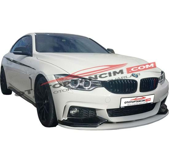 BMW F32-F36 2014 Tampon Ön Ek Flaplı M Performance St P Black