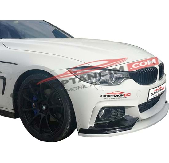 BMW F32-F36 2014 Tampon Ön Ek Flaplı M Performance St P Black