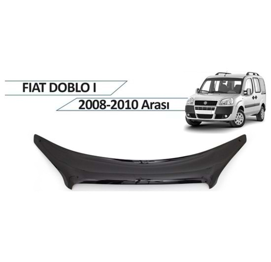 Fiat Doblo I 2006-2010 Kaput Rüzgarlığı Piano Black