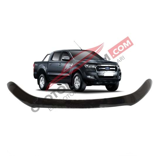 Ford Ranger 2015+Kaput Rüzgarlığı Piano Black