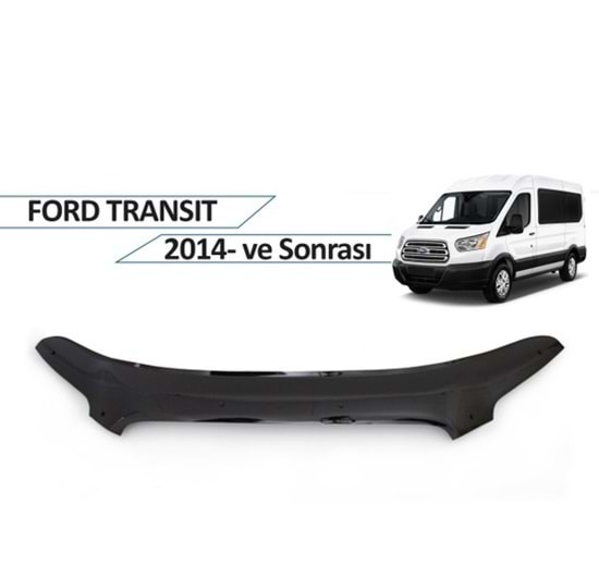 Ford Transit 2014+Kaput Rüzgarlığı Piano Black