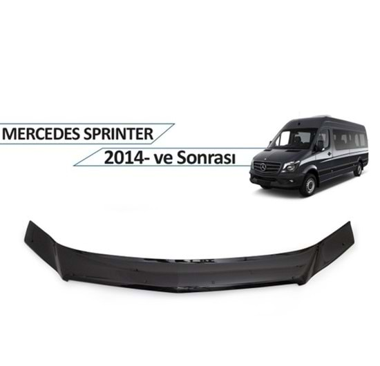 Mercedes Sprinter 2014+Kaput Rüzgarlığı Piano Black