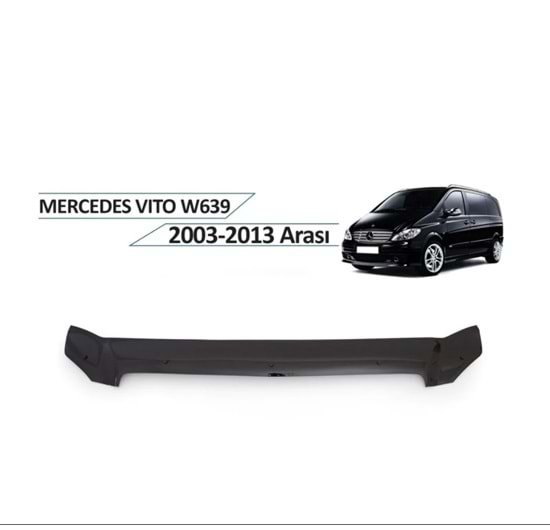 Mercedes Vito/ Viano 2002-2014 Kaput Rüzgarlığı Piano Black