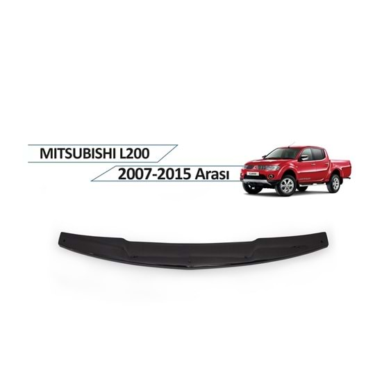 Mitsubishi L200 2003-2015 Kaput Rüzgarlığı Piano Black