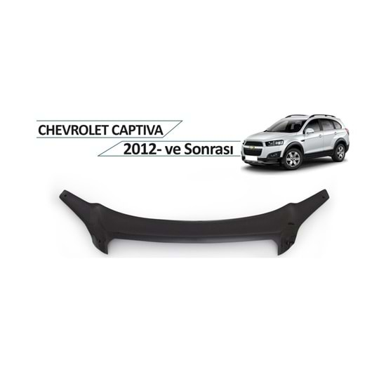 Chevrolet Captiva 2013+ Kaput Rüzgarlığı Piano Black