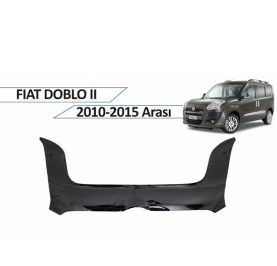 Fiat Doblo 2010-2015 Kaput Rüzgarlığı Piano Black