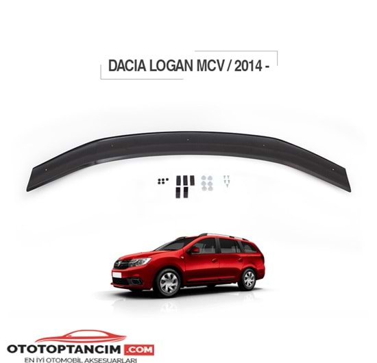 Dacia Logan 2004-2012 Kaput Rüzgarlığı Piano Black