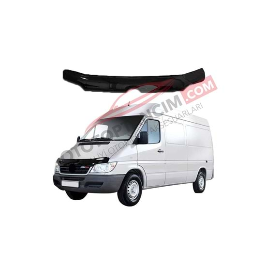 Mercedes Sprinter 2000-2006 Kaput Rüzgarlığı Piano Black