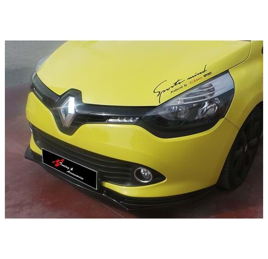 Renault Clio 4 2012 Basic Ön Lip P Black