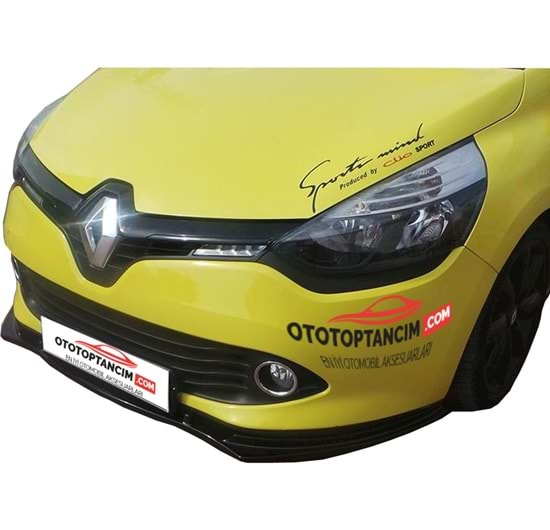 Renault Clio 4 2012 Basic Ön Lip P Black