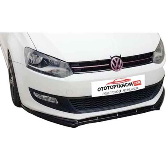 VW Polo Mk5 2009 2017 Basic Ön Lip P Black