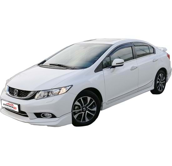 Honda Civic FB7 2012 2016 Marşpiyel Seti Düz