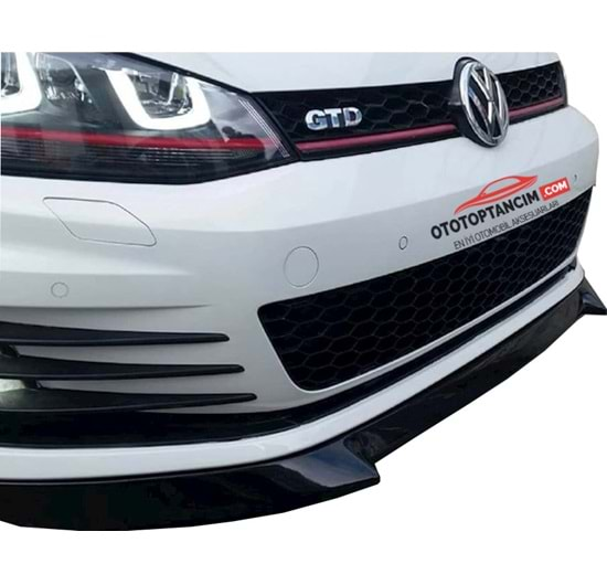 VW Golf Mk7 2012 2017 Tampon Altı Ön Ek Sport P Black