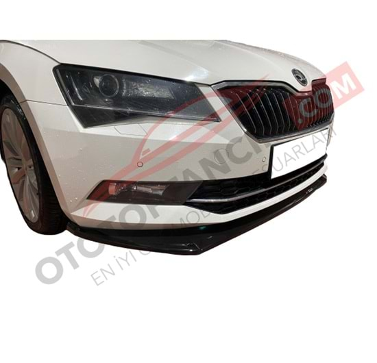 Skoda SuperB V2 2015+ Tampon Altı Ön Ek Sport P Black