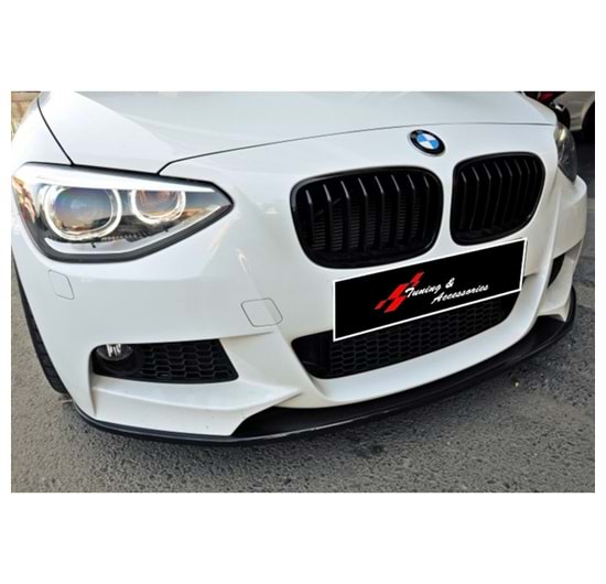BMW F20 2011 2014 Tampon Altı Ön Ek M Performance St P Black