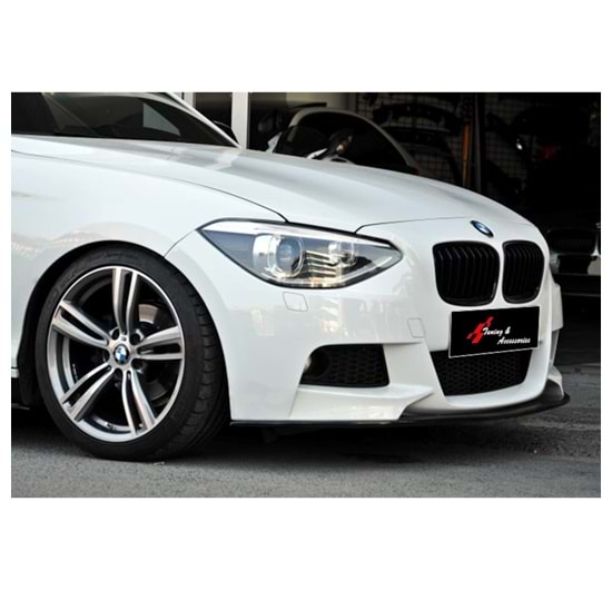 BMW F20 2011 2014 Tampon Altı Ön Ek M Performance St P Black